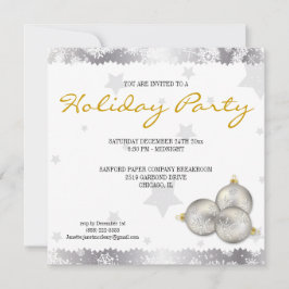 Invitaciones del copo de nieve de la celebración