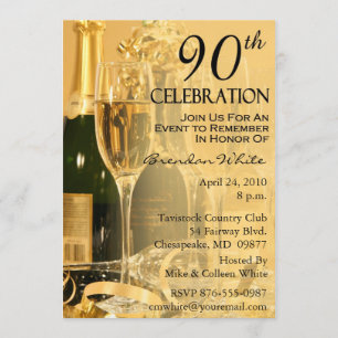 Invitaciones del cumpleaños de la celebración de