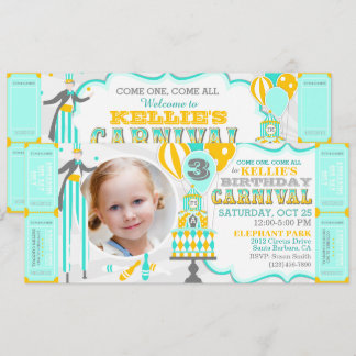Invitaciones del cumpleaños de la torta de la