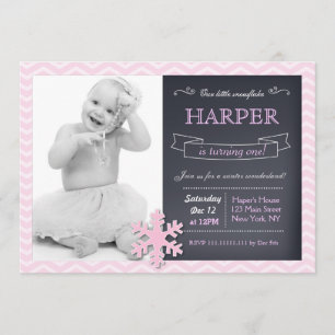 Invitaciones del cumpleaños de ONEderland del