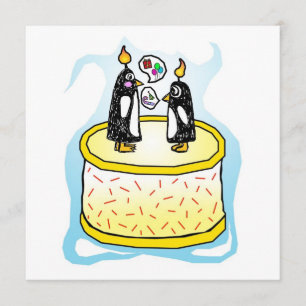 Invitaciones del cumpleaños del Chit y de la