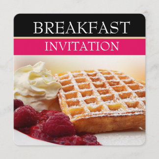 Invitaciones del desayuno de la fruta de la