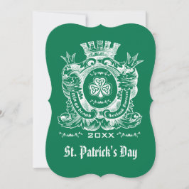 Invitaciones del Día de San Patricio por el Escudo
