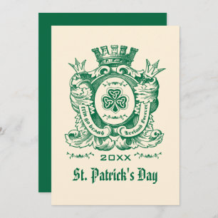 Invitaciones del Día de San Patricio por el Escudo