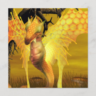 Invitaciones del Dragón Dorado