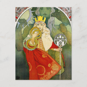 Invitaciones del festival de Alfonso Mucha Sokol