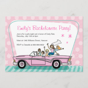 Invitaciones del fiesta de Bachelorette con