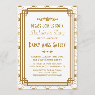 Invitaciones del fiesta de Bachelorette del art