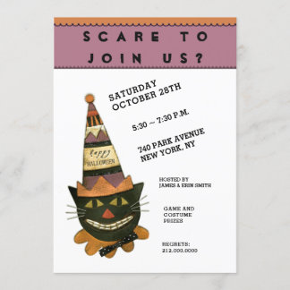 Invitaciones del fiesta de Halloween