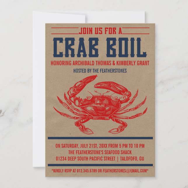 Invitaciones del fiesta de la ebullición del (Anverso)