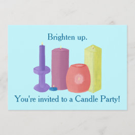 Invitaciones del fiesta de la vela para los