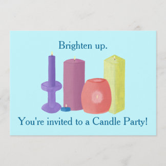 Invitaciones del fiesta de la vela para los