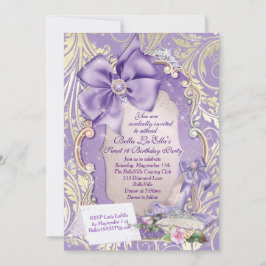 Invitaciones del fiesta de Quinceanera del dulce