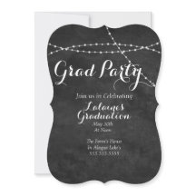 Invitaciones del fiesta del graduado