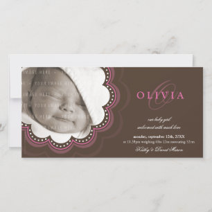 INVITACIONES DEL NACIMIENTO DE LA FOTO:: floración