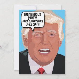 INVITACIONES DEL PARTIDO DE CUMPLEAÑOS DE DONALD T