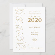 Invitaciones del Partido de Graduación Moderno Bla