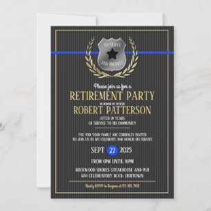 Invitaciones del Partido de Jubilación de Oficiale