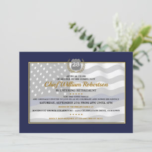 Invitaciones del Partido de Jubilación de Oficiale