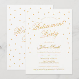 Invitaciones del Partido de Jubilación Dorada