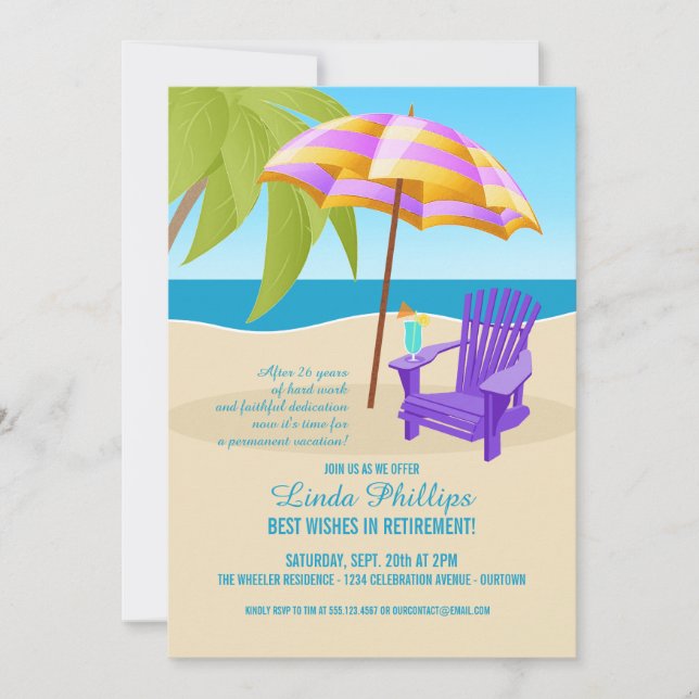 Invitaciones del Partido de Jubilación Tropical (Anverso)