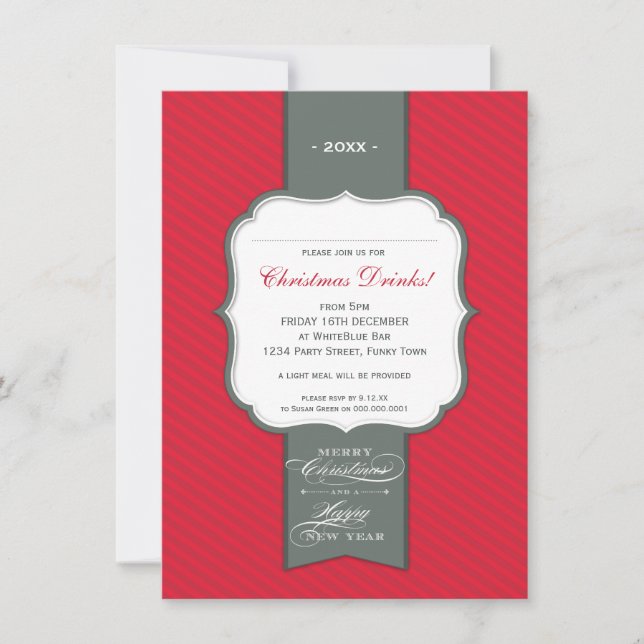 INVITACIONES DEL PARTIDO DE LOS navidades :: solap (Anverso)