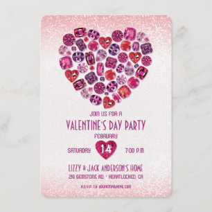 Invitaciones del Partido El día de San Valentín de