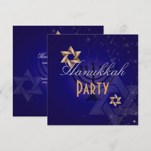 Invitaciones del partido Hanukkah
