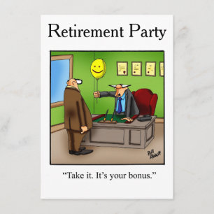 Invitaciones del partido Humor de Jubilación "Espe