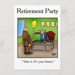 Invitaciones del partido Humor de Jubilación "Espe