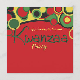 Invitaciones del partido Kwanzaa