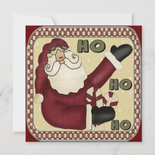 Invitaciones del partido Navidades de Santa Claus