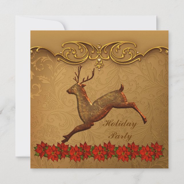 Invitaciones del partido Navidades Personalizados (Anverso)