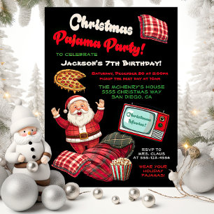Invitaciones del Partido Pajama de los Navidades d