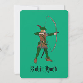 Invitaciones del partido Robin Hood