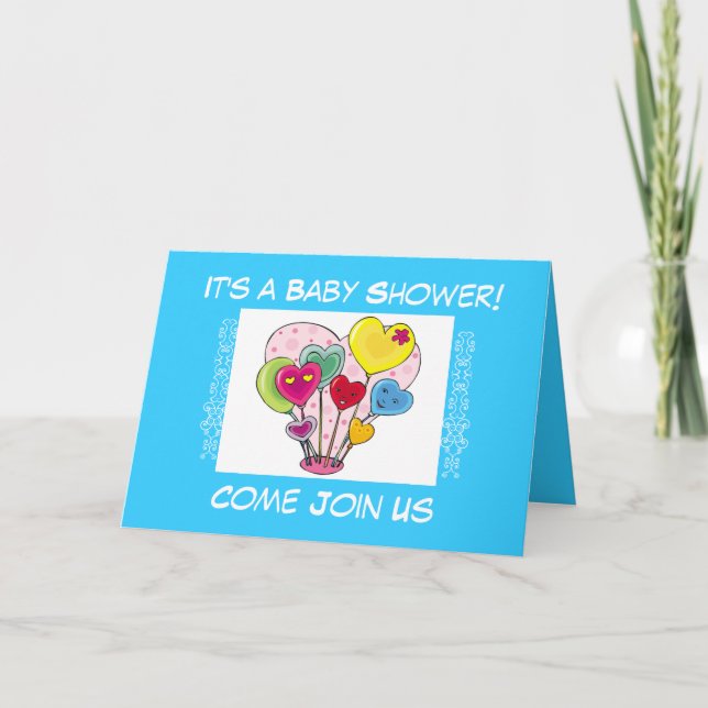 Invitaciones del personalizado 5x7 Baby Shower (Anverso)