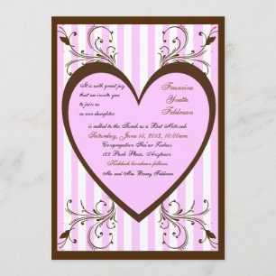 Invitaciones del Personalizado Bat Mitzvah
