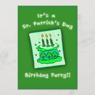 Invitaciones del personalizado de la fiesta de