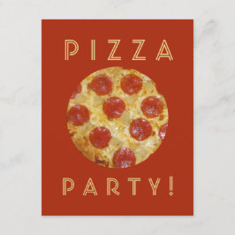 Invitaciones del Personalizado PIZZA PARTY
