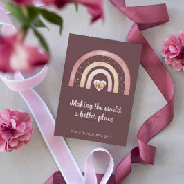 Invitaciones del recién nacido del arcoiris boho