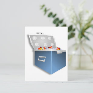 Invitaciones del refrigerador de hielo
