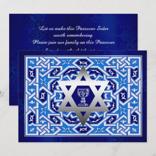 Invitaciones del Séder de Pascua del personalizado