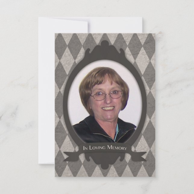 invitaciones del servicio conmemorativo (Anverso)