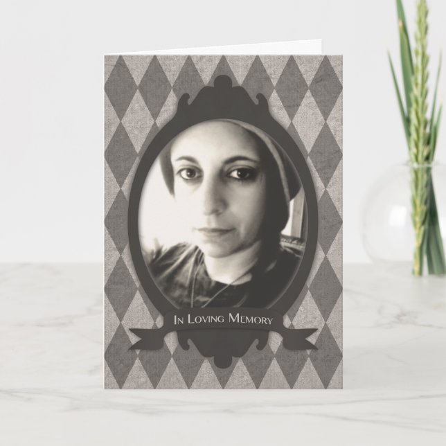 invitaciones del servicio conmemorativo (Anverso)