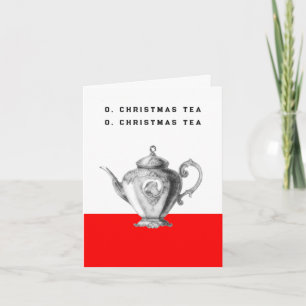 Invitaciones del té del navidad
