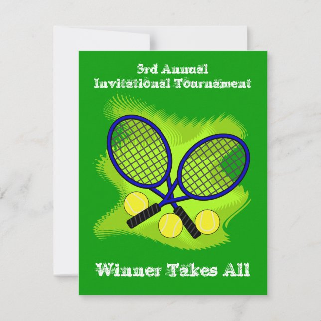 Invitaciones del tenis (Anverso)