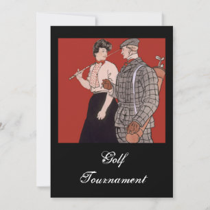 Invitaciones del torneo del golf