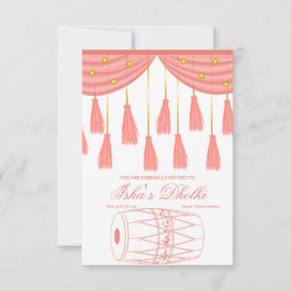 Invitaciones Dholki