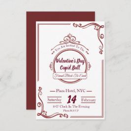 Invitaciones Día de San Valentín de lujo