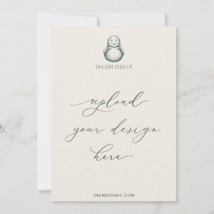 Invitaciones Digibuddha impresas de 5x7" Diversos 